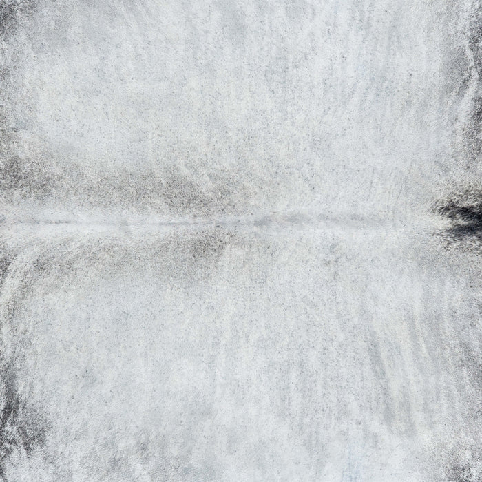 Brazilian Light Grey Brindle Cowhide Rug Size 7'9" L x 6'11" W 7141