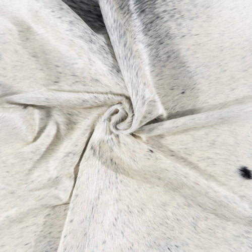 Brazilian Black Salt and Pepper Cowhide Rug Size 8'0" L x 7'2" W 7185