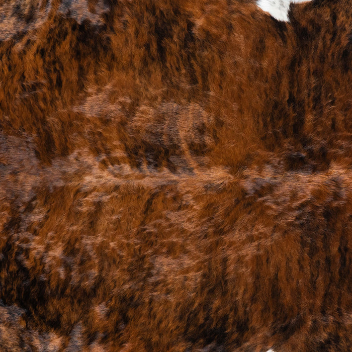 Brazilian Brindle Cowhide Rug Size 7'5" L x 7'4" W 7196