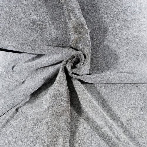 Brazilian Grey Cowhide Rug Size 8'5" L x 7'2" W 7215