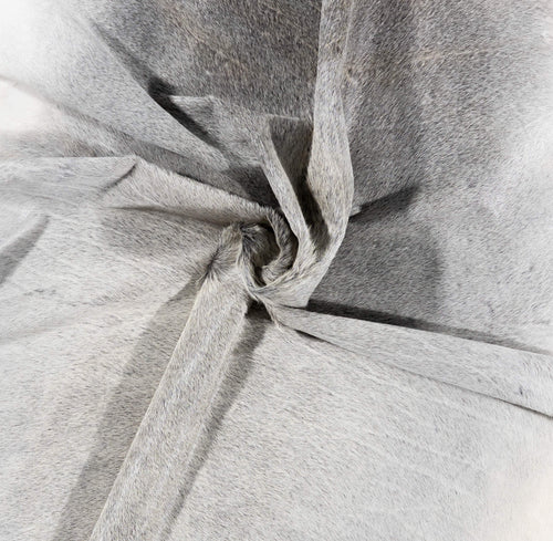 Brazilian Grey Cowhide Rug Size 8'2" L x 6'11" W 7219