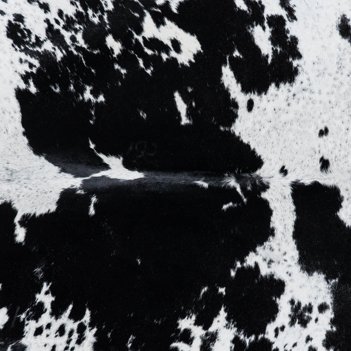 Brazilian Black Salt and Pepper Cowhide Rug Size 6'4" L x 5'8" W 7261