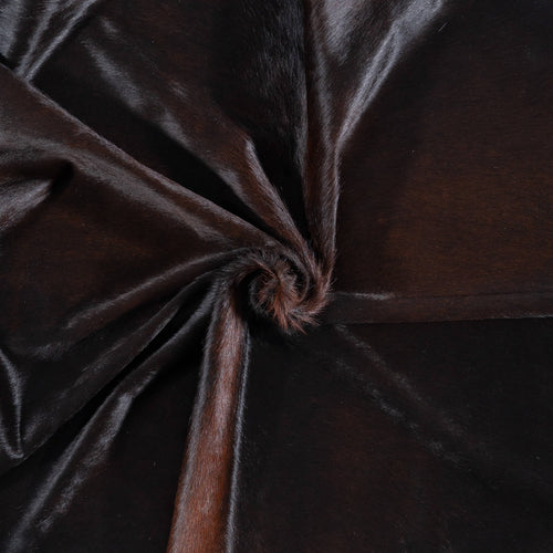 Brazilian Mahogany Cowhide Rug Size 6'5" L x 6'5" W 7304