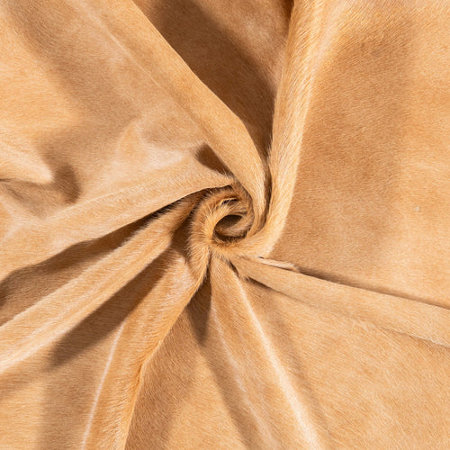 Brazilian Beige Cowhide Rug Size 7'5" L x 6'9" W 7315