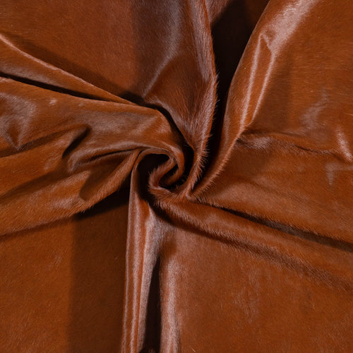 Brazilian Brown Cowhide Rug Size 8'0" L x 7'4" W 7335