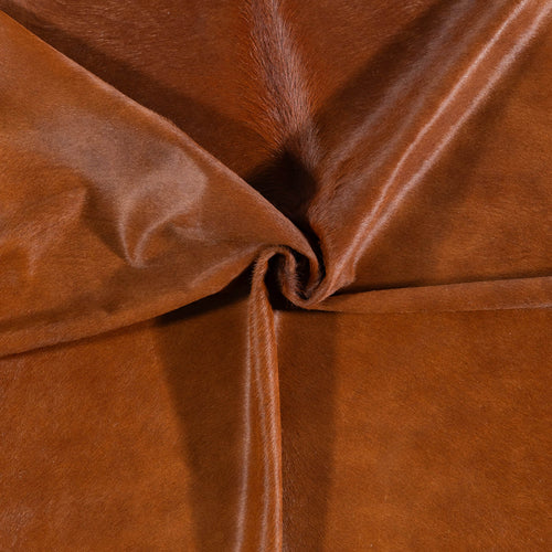 Brazilian Brown Cowhide Rug Size 6'10" L x 6'4" W 7341