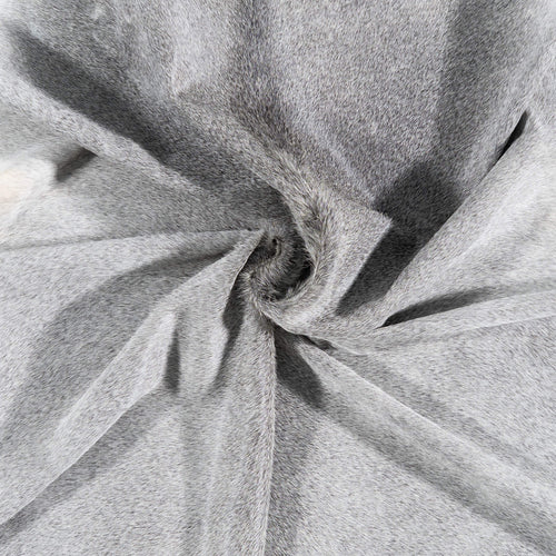 Brazilian Grey Cowhide Rug Size 6'10" L x 6'8" W 7351