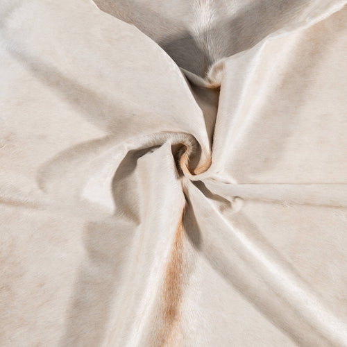 Brazilian Champagne Cowhide Rug Size 7'7" L x 6'5" W 7354