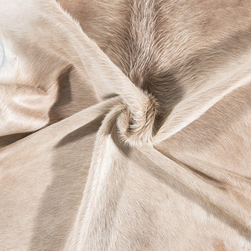 Brazilian Champagne Cowhide Rug Size 7'1" L x 6'7" W 7359