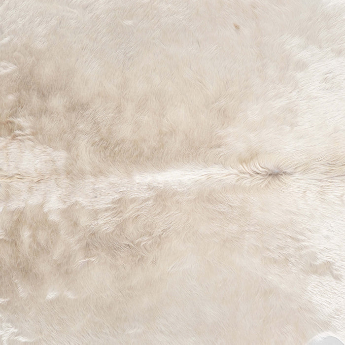 Brazilian Champagne Cowhide Rug Size 7'3" L x 6'9" W 7362