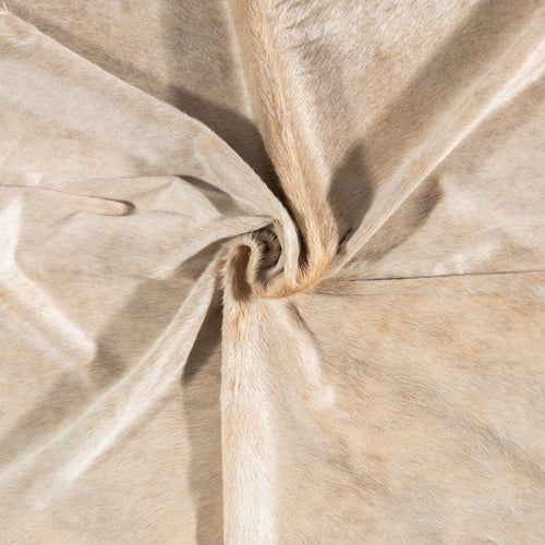 Brazilian Champagne Cowhide Rug Size 7'5" L x 7'5" W 7364