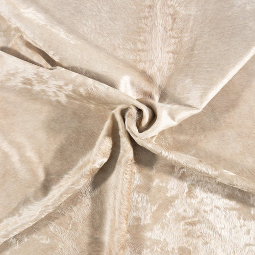 Brazilian Champagne Cowhide Rug Size 7'10" L x 6'7" W 7373