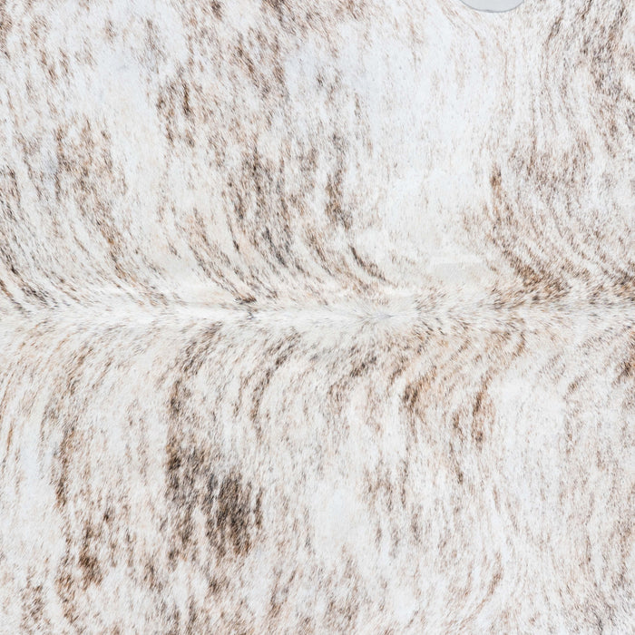 Brazilian Light Grey Brindle Cowhide Rug Size 7'11" L x 7'0" W 7454