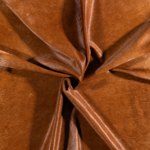 Brazilian Brown Cowhide Rug Size 7'9" L x 7'0" W 6176