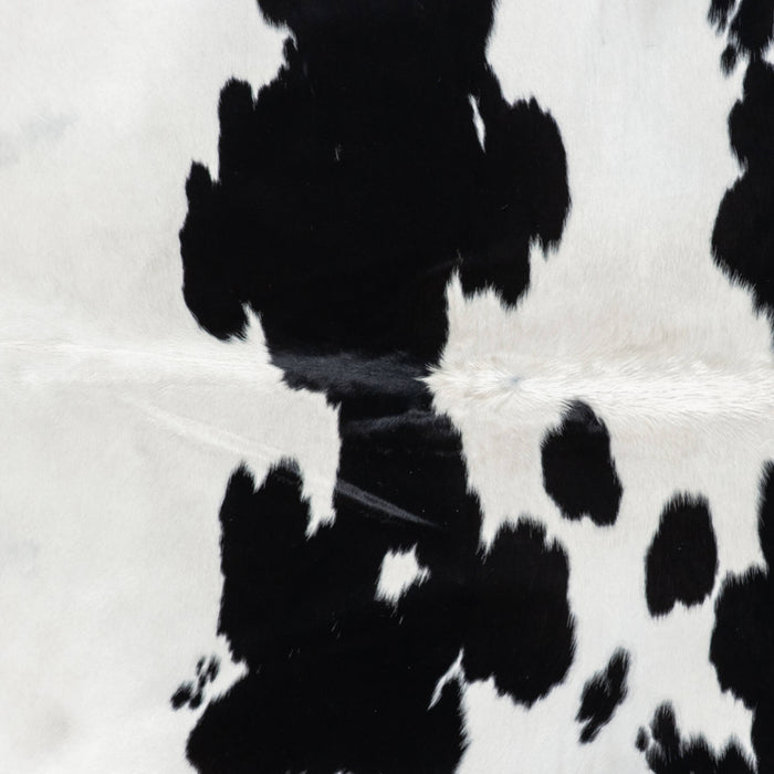 Brazilian Black and White Cowhide Rug Size 7'6" L x 6'7" W 7746