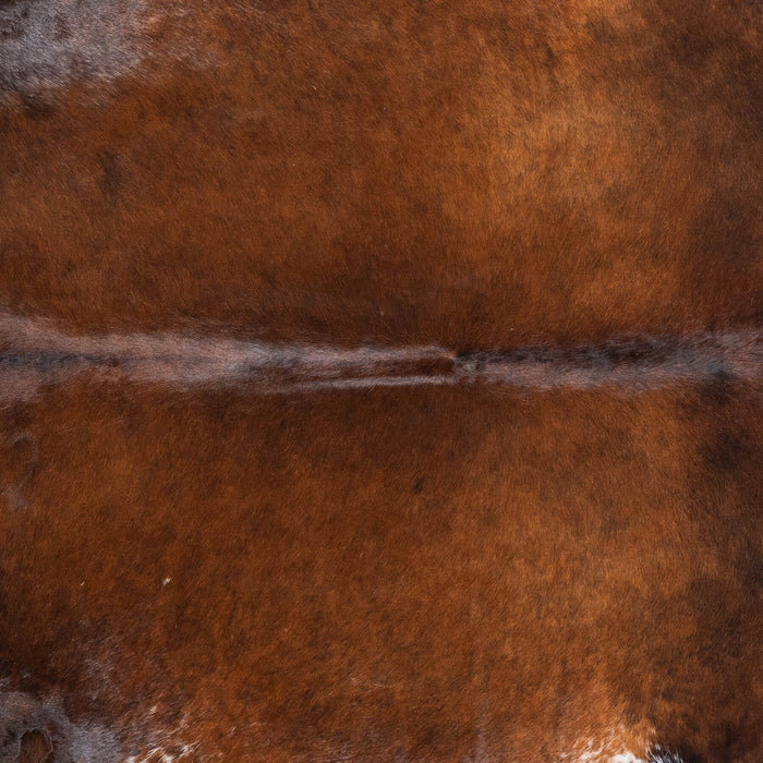 Brazilian Mahogany Cowhide Rug Size 7'4" L x 6'10" W 7824