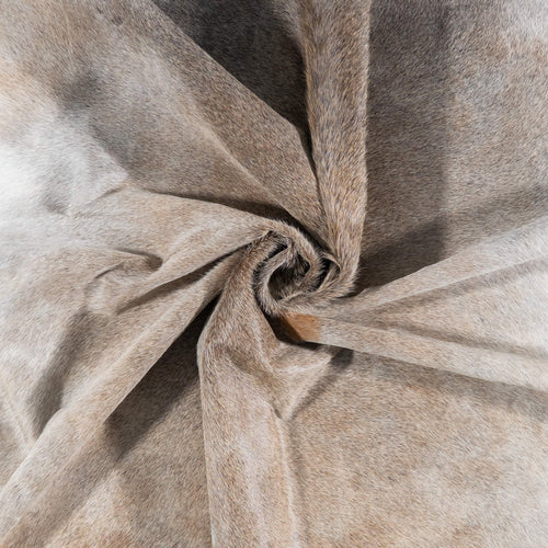 Brazilian Grey Palomino Cowhide Rug Size 7'5" L x 7'0" W 7899