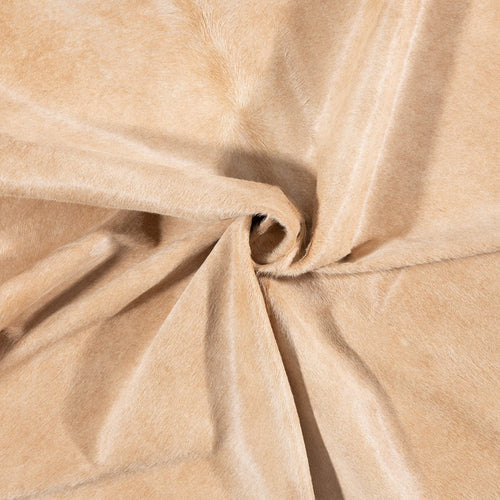 Brazilian Beige Cowhide Rug Size 6'5" L x 5'10" W 7908