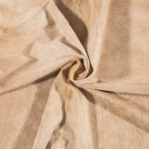 Brazilian Beige Cowhide Rug Size 8'0" L x 6'11" W 7930