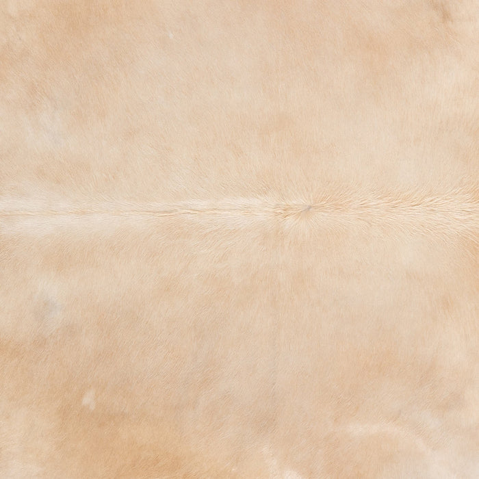 Brazilian Beige Cowhide Rug Size 7'10" L x 6'11" W 7935