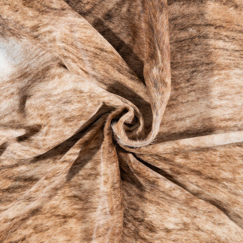Brazilian Brindle Cowhide Rug Size 7'1" L x 6'5" W 7948