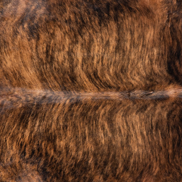 Brazilian Brindle Cowhide Rug Size 7'11" L x 7'6" W 7961