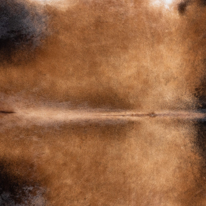 Brazilian Mahogany Cowhide Rug Size 7'7" L x 7'4" W 7989