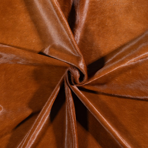 Brazilian Brown Cowhide Rug Size 7'11" L x 6'7" W 6180