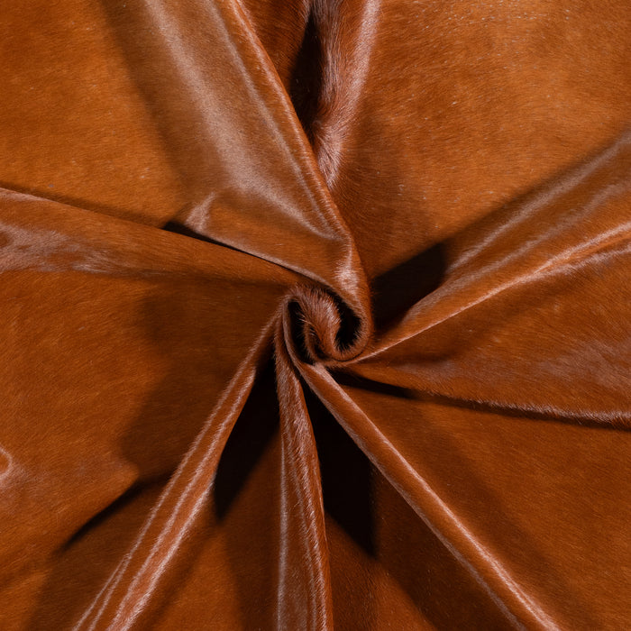 Brazilian Brown Cowhide Rug Size 7'11" L x 6'7" W 6180