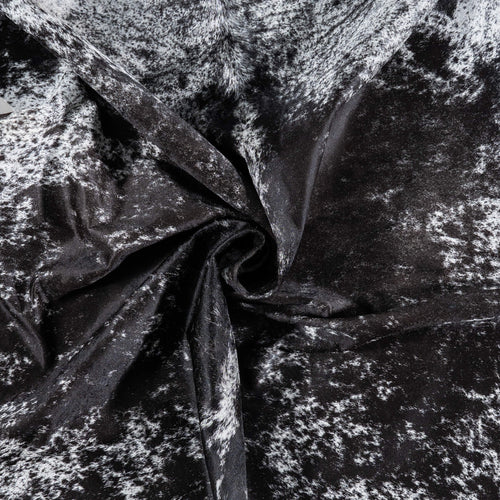 Brazilian Black Salt and Pepper Cowhide Rug Size 8'7" L x 6'10" W 8014