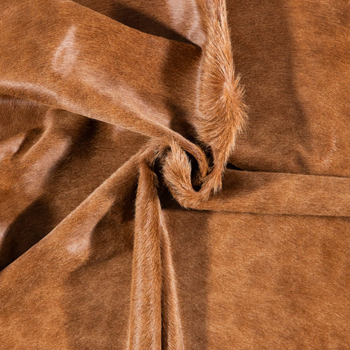 Brazilian Beige Cowhide Rug Size 7'1" L x 6'4" W 8030