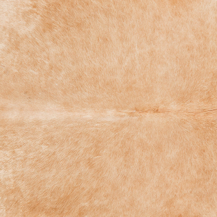 Brazilian Beige Cowhide Rug Size 7'3" L x 6'7" W 8032