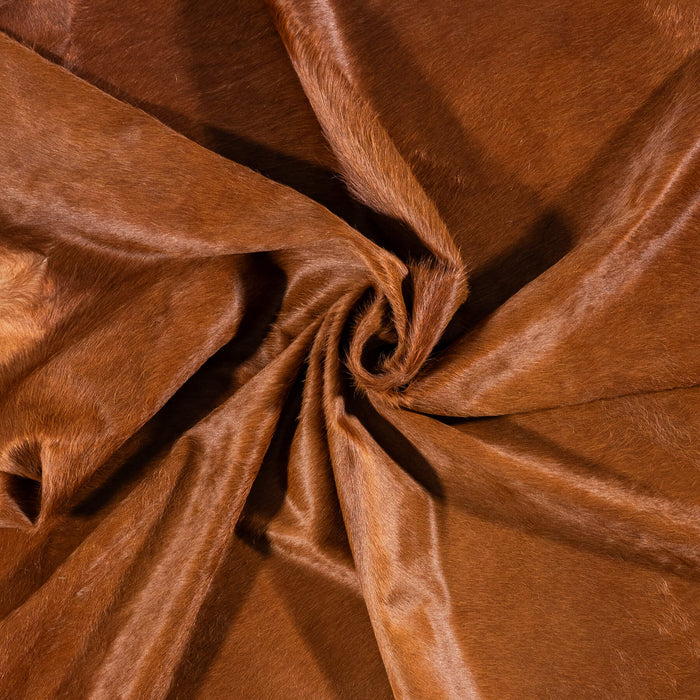 Brazilian Brown Cowhide Rug Size 8'2" L x 6'8" W 8038