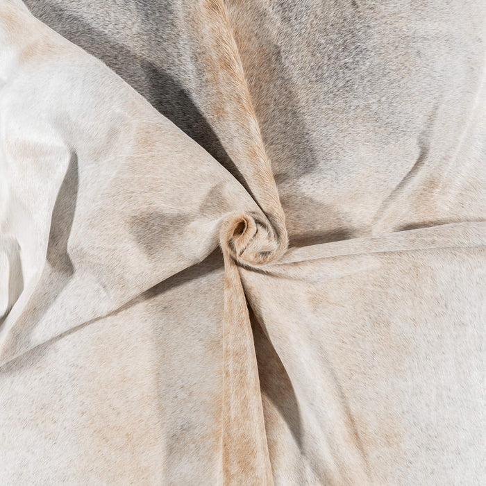Brazilian Grey Palomino Cowhide Rug Size 7'2" L x 6'8" W 8039