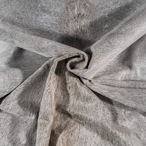 Brazilian Grey Palomino Cowhide Rug Size 7'8" L x 6'7" W 8046
