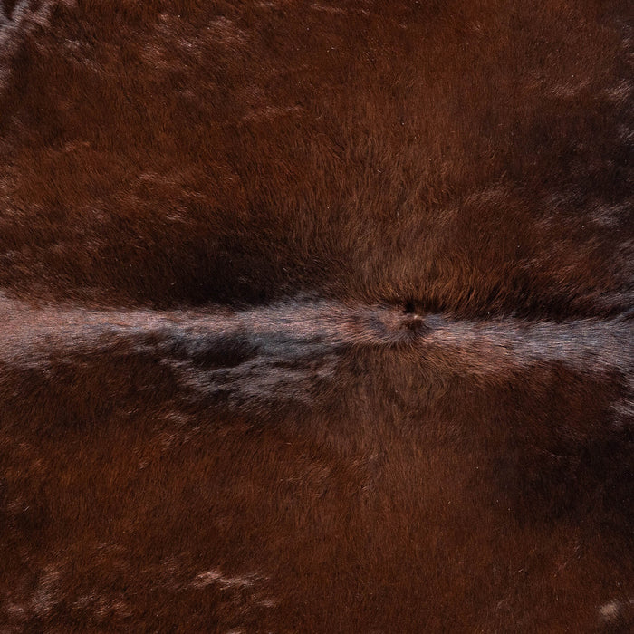 Brazilian Mahogany Cowhide Rug Size 7'3" L x 6'3" W 8087