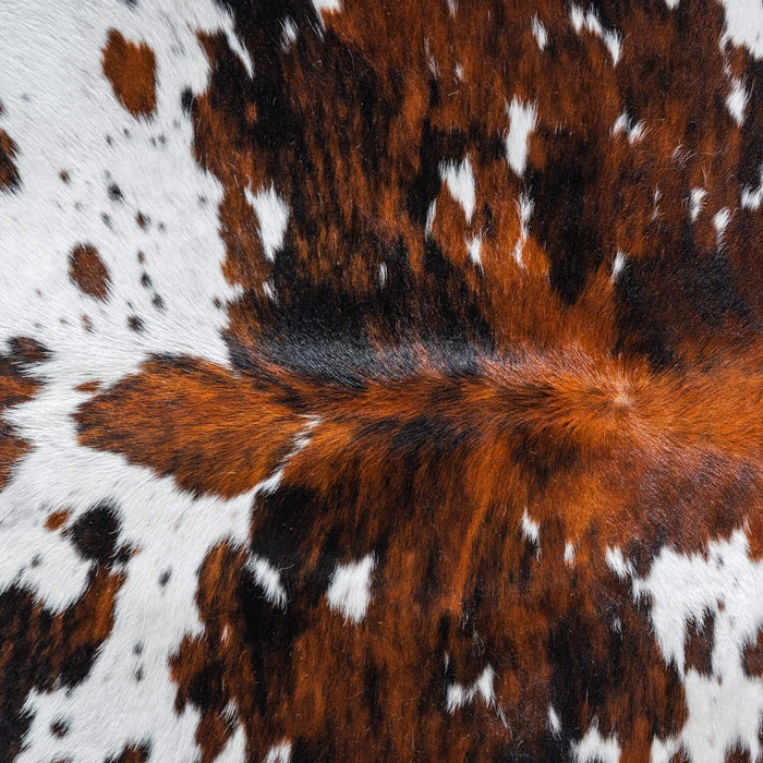 Tricolor Cowhide Rug Size 7'10" L x 7'0" W 8111