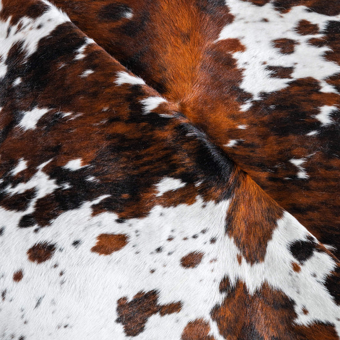 Tricolor Cowhide Rug Size 7'10" L x 7'0" W 8111