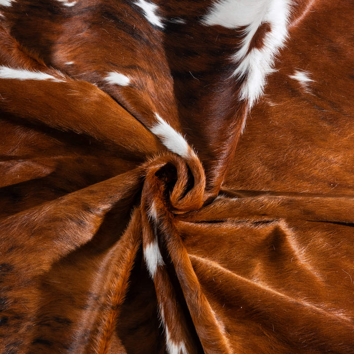 Tricolor Cowhide Rug Size 7'3" L x 7'0" W 8121