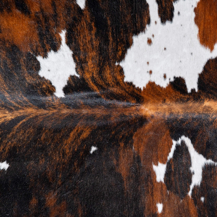 Tricolor Cowhide Rug Size 7'7" L x 6'7" W 8139