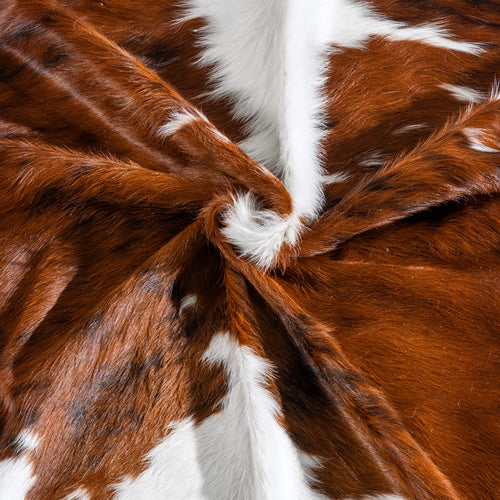Tricolor Cowhide Rug Size 7'5" L x 6'1" W 8150