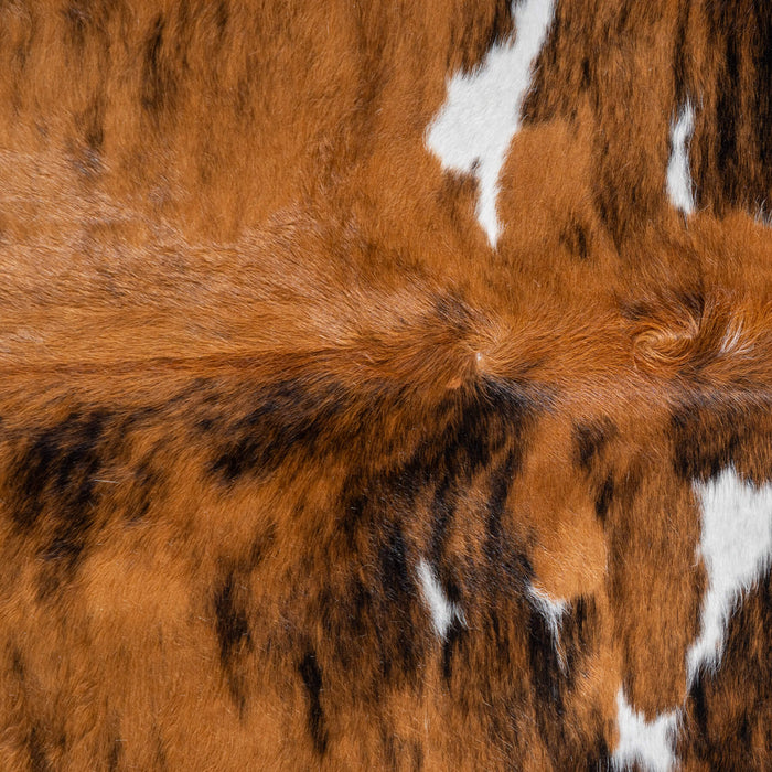 Tricolor Cowhide Rug Size 6'11" L x 6'11" W 8170