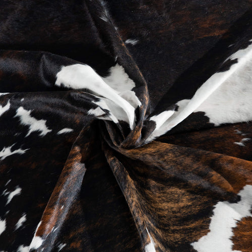 Tricolor Cowhide Rug Size 7'7" L x 7'0" W 8204