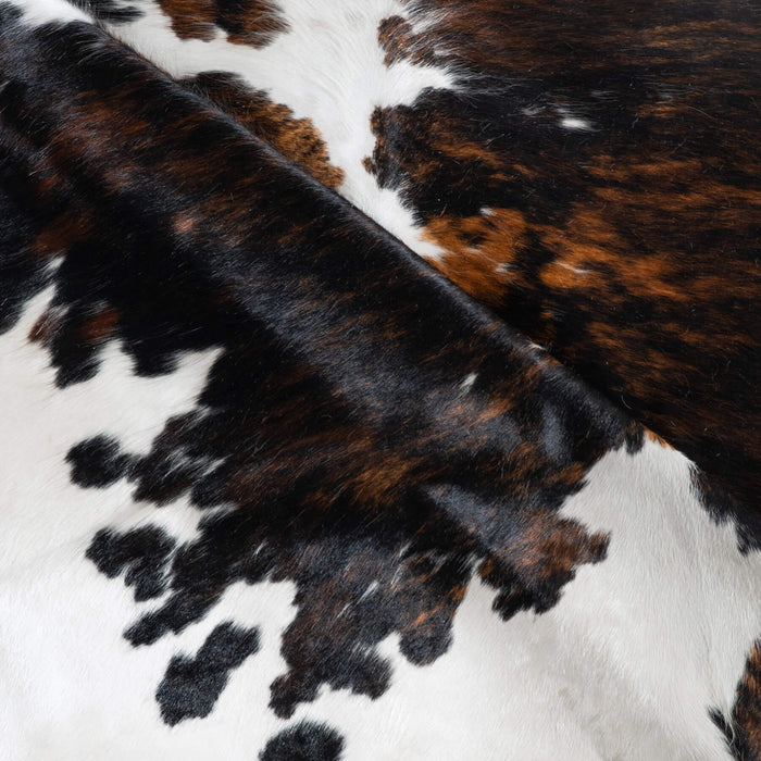 Tricolor Cowhide Rug Size 8'11" L x 6'9" W 8247