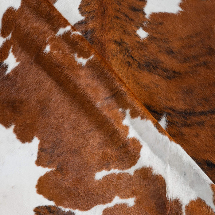 Tricolor Cowhide Rug Size 7'7" L x 6'7" W 8248