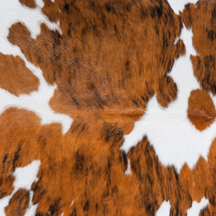 Tricolor Cowhide Rug Size 7'8" L x 6'10" W 8274