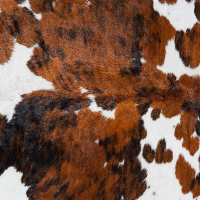 Tricolor Cowhide Rug Size 7'10" L x 7'0" W 8289