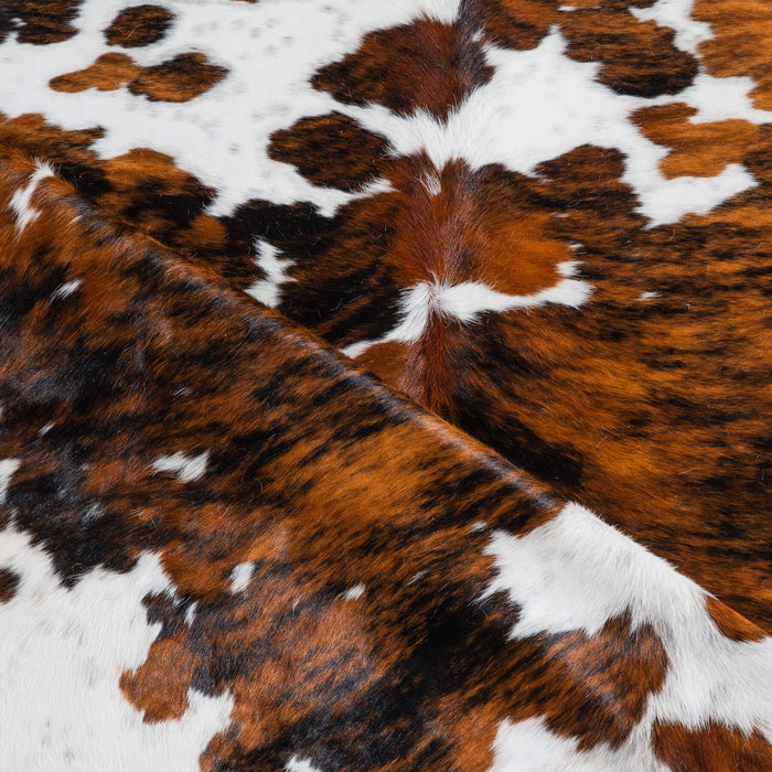 Tricolor Cowhide Rug Size 8'0" L x 7'4" W 8291