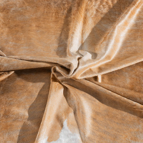Tricolor Brindle Mix Cowhide Rug Size 8'3" L x 7'7" W 8296