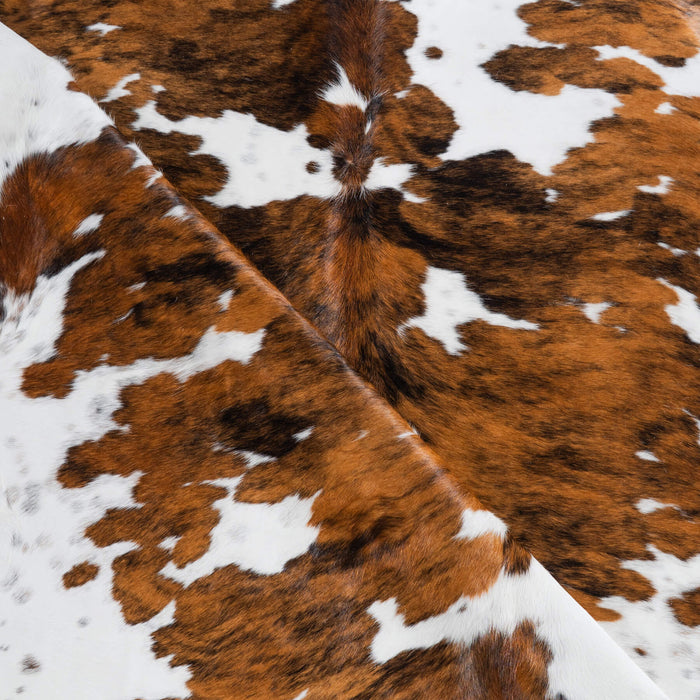 Tricolor Cowhide Rug Size 8'7" L x 7'7" W 8297
